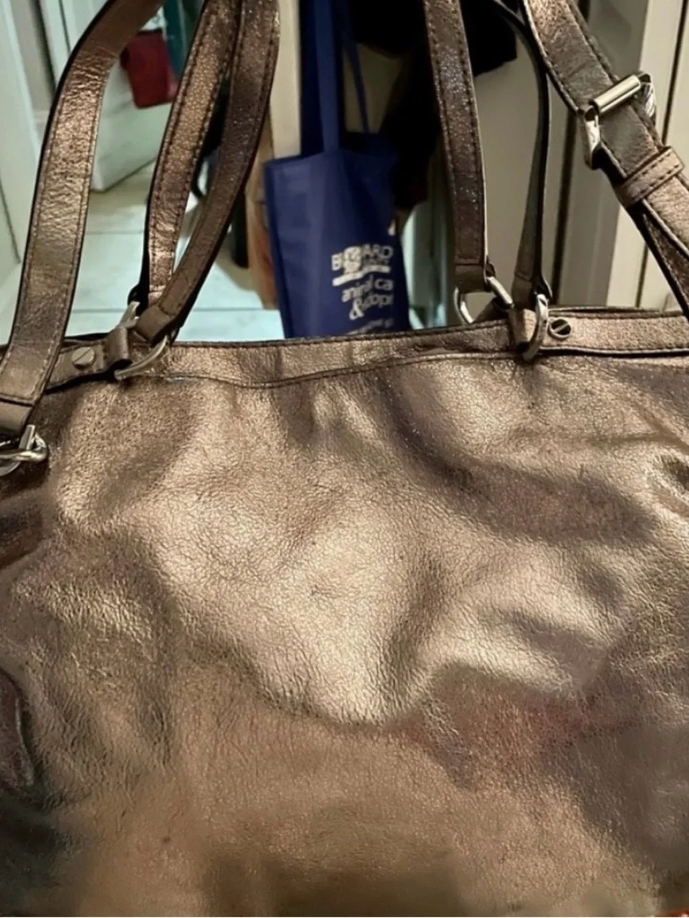 Michael Kors Metallic Bronze Shoulder Bag